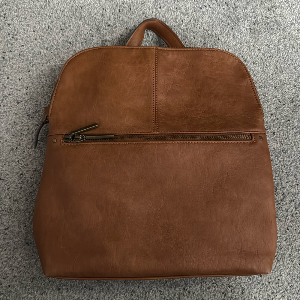 Market & Spruce Leather Backpack